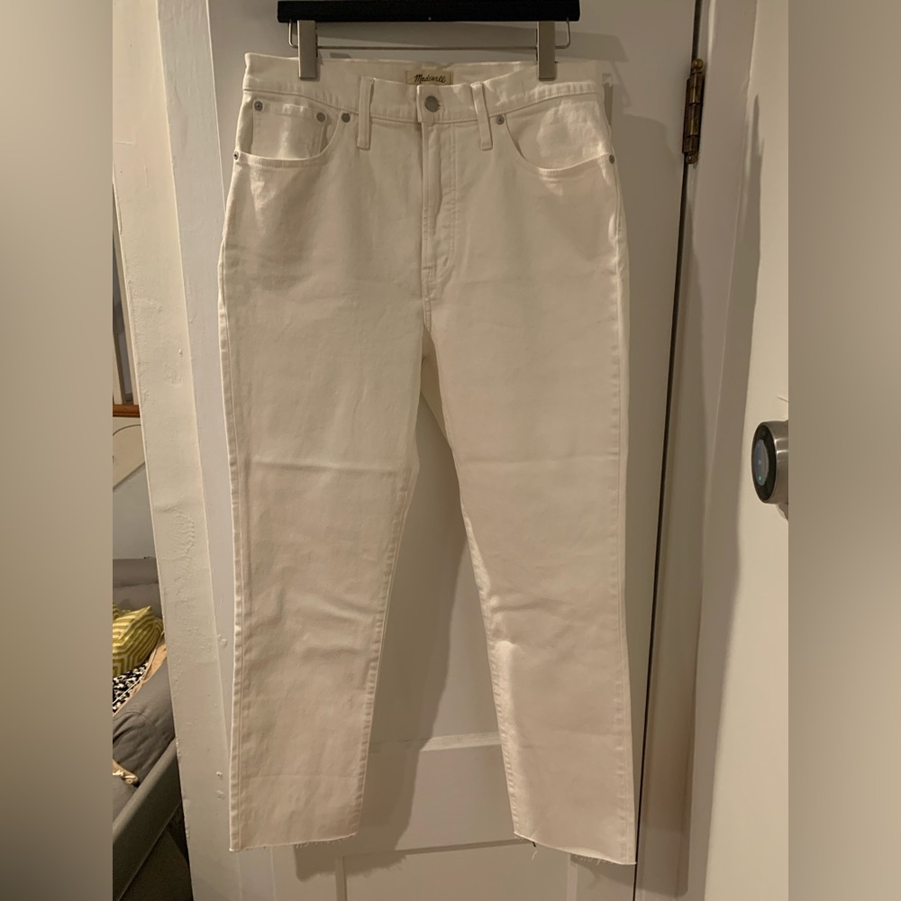 Madewell White Perfect Vintage Jean - Size 31T - NWT